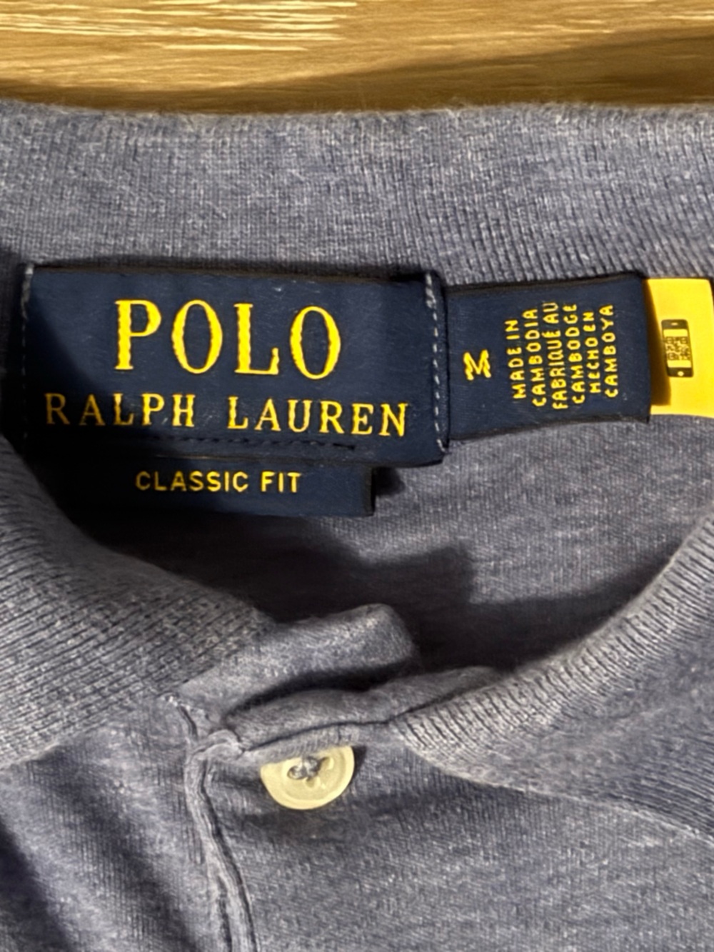 Polo by Ralph Lauren | Medium Blue Men’s Classic Fit Polo Shirt - Picture 3 of 4
